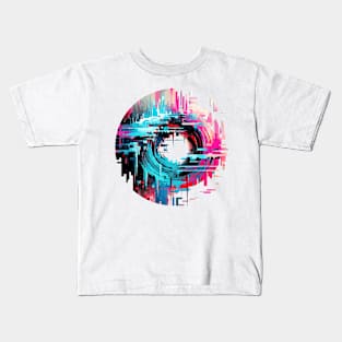 World City Circle Of Life Optimistic Fun Abstract Kids T-Shirt